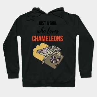 Just A Girl Who Loves Chameleons Hoodie